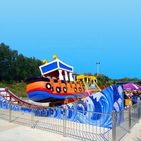 Bateau à bascule géant pour enfants avec piste, pour jeux de plein air