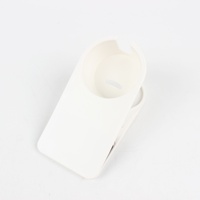 Support de tasse à clipser multifonctionnel en plastique épaissi à un seul niveau de deuxième génération pour table et bureau d'ordinateur