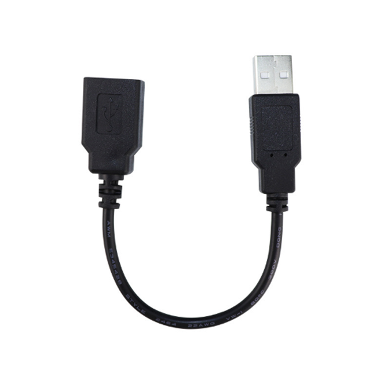4core usb A male to female black