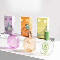 Flacon compte-gouttes cosmétique en verre rose pour lotion, sérum, collyre – Vide, rond, jaune, violet, bleu – Livraison rapide