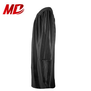 光沢のある卒業ガウンセット卸売学士ブラック卒業キャップセット - Product Image 4