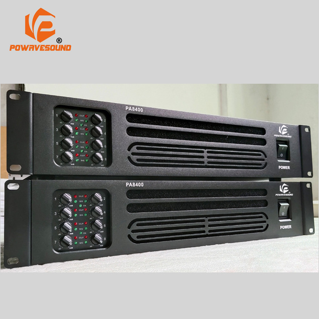 Outdoor Stage Professional Power Amplifier 1300W 2000W 4 Channel Dj Speaker Power Amplifier Pro Audio System