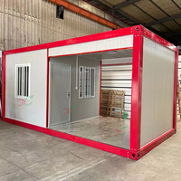 Portable préfabriqué sécurité Sentry Box conteneur garde maison contrôle d'accès porte garde salle kiosque de sécurité