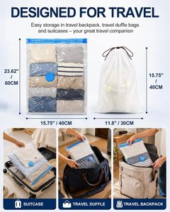 Sacs de compression sous vide personnalisés de haute qualité pour économiser de l'espace, sacs de compression pour matelas, vêtements et literie - Product Image 3