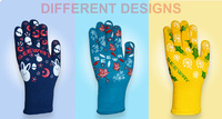 Gants de barbecue Seeway Superior avec silicone résistant à la chaleur et intérieur doux pour une performance élevée