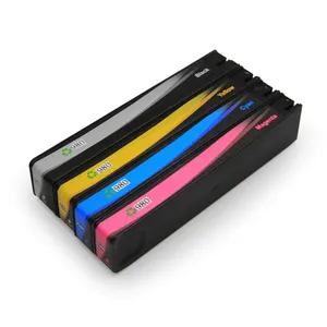 Supercolor untuk HP 970XL 971XL 100% baru kartrid tinta diproduksi ulang untuk HP Officejet Pro X451dn X551dw X476dn X576dw pencetak