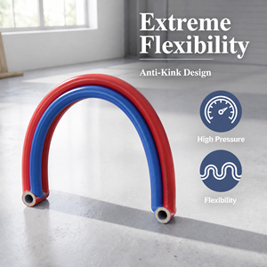 ISO-Zertifizierter Leichtgewichtiger Extrem Kältebeständiger Alterungsbeständiger Industrieller Geflochtener PVC 3-Schicht-Luftschlauch - Product Image 4