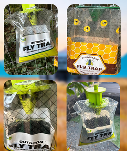 Trappola usa <span class=keywords><strong>e</strong></span> getta per vespe <span class=keywords><strong>e</strong></span> mosche da esterno - Cattura insetti facile da usare per mosche, vespe, calabroni <span class=keywords><strong>e</strong></span> vespe gialle - Product Image 5