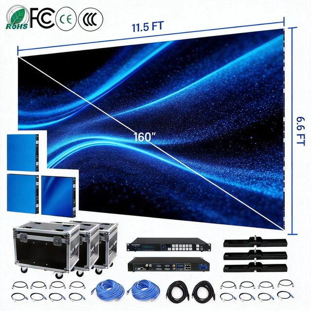 Waterproof Outdoor P2.9 P3.91 Stage LED Video Wall Panel 4K LED Screen Advertising Pantalla Publicidad LED Display for Concert