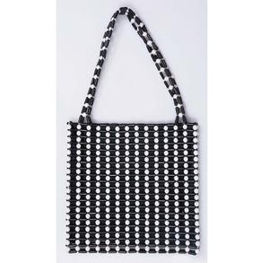 กระเป๋าสะพายไหล่หนังแท้ปักลายโบโฮหลากสีทรงเรขาคณิตสวยงาม พร้อมสายโซ่ กันน้ำ - Product Image 3