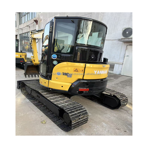 Excavatrice Yanmar VIO55-6 d'occasion de haute qualité, poids opérationnel de 8 tonnes, avec pompe à moteur, composants principaux en état de marche, à vendre - Product Image 3