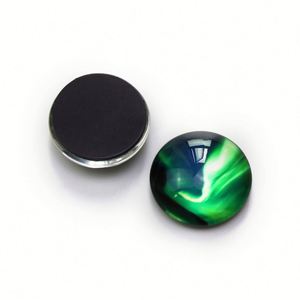 Logo Personalized Dome Refrigerator Glass 3D Custom Magnets <b>Fridge</b> Magnet - Product Image 2