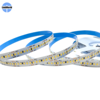 Ruban LED flexible haute luminosité 240 LED/m, bande lumineuse 2835, blanc chaud bleu, flexible, intelligent, 12V 24V, SMD2835