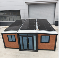 Maison conteneur extensible à double aile certifiée CE, préfabriquée et modulaire, personnalisable pour dortoir, complexe hôtelier, villa