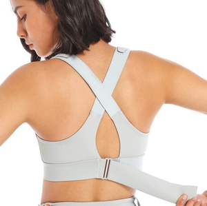 Reggiseno Sportivo Donna Ultima Collezione Asciugatura Rapida Palestra Fitness XS-4XL Taglie Forti Ingrosso Hot Sale Reggiseno Yoga Magico con Spalline Regolabili e Chiusura a Gancio - Product Image 3