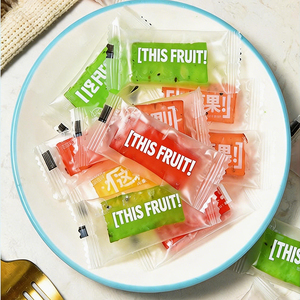 Bonbons gélifiés aux fruits probiotiques OEM, vrais jus, collations saines, certifiés HALAL HACCP, fourniture d'usine en marque blanche - Product Image 4