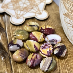 หินปาล์มมูไคท์ธรรมชาติหินคริสตัลกระเป๋าหินคริสตัลสำหรับสะสมและตกแต่งบ้าน - Product Image 6