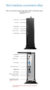 Nueva Mini PC de 12.ª Generación, I7 de Cuatro Núcleos, 8 GB GDDR6, SSD de 4 GB DDR4, Compatible con AU/US/EU/JP/UK, Uso Industrial, Windows 11, Gráficos Intel HD - Product Image 5