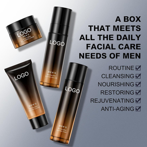 Produits de beauté pour la <span class=keywords><strong>peau</strong></span> Produits de <span class=keywords><strong>soin</strong></span> du visage pour hommes Boîte faciale anti-âge qui répond à tous les besoins quotidiens des hommes en matière de soins du visage - Product Image 5