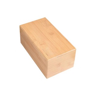 Caja de regalo para tazas Jianzhan de bambú y madera, forrada con lino y esponja, caja rectangular de bambú con compartimentos, caja de almacenamiento. - Product Image 5