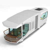 Cabine de Capsule de maison de Perfab Mobile de coque d'alliage d'aluminium de Style de station