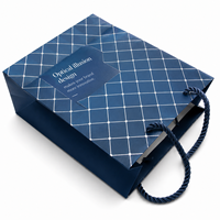 Sac en papier mat écologique avec effet d'illusion optique, lamination, effet visuel 3D, ensemble cosmétique de luxe avant-gardiste, kit de soins de la peau