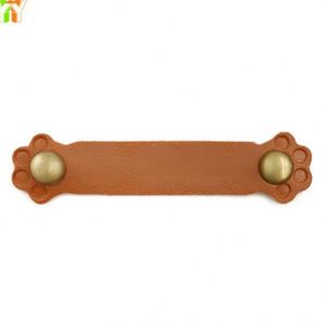 Organisateur de câbles en cuir PU en forme de patte de chat, avec bouton-pression, pour écouteurs, idéal pour un usage quotidien – Vente chaude - Product Image 3