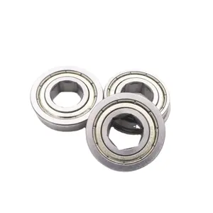 China supplier 0.5 inch Hexagon Bearing FR8ZZ FR8 1/2'' inch bearing for robot hex bearing 12.75*28.575*7.938mm