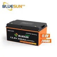 Güneş pil lityum iyon 12V 24V 200Ah 300Ah 400Ah için şarj edilebilir lityum iyon batarya derin döngüsü 24V 200 Ah araba fiyat