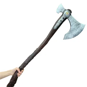 Hacha Leviatán de <span class=keywords><strong>Kratos</strong></span>, Dios de la Guerra, Juguetes de Espuma de Poliuretano, Disfraces de Halloween, Regalo Seguro para Niños - Product Image 1