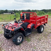 Zhenda Prix usine 250cc Essence Nouveau Buggy/UTV de luxe en acier à quatre roues, Mini camionnette agricole biplace, Garantie 1 an