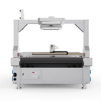 Mesin Pemotong Otomatis CNC CCD Pisau Osilasi 1625 Plus untuk Produk Kulit dengan Proyektor