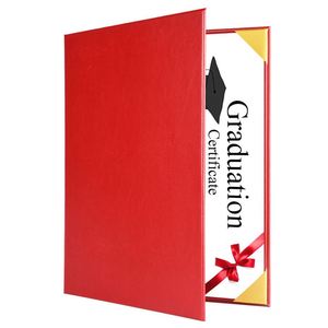 Hot Sales Certificate Folder Covering Letter Degree Leather Holder A4 Custom Covers Diploma Cover - Product Image 3