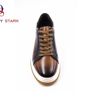 Chaussures de mariage pour hommes en cuir de vache véritable faites à la main avec logo personnalisé Dreamy Strark, couleurs mélangées, confortables, respirantes, style marche, luxe - Product Image 5
