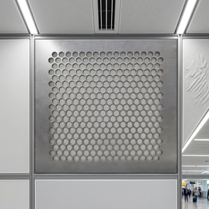 Tôle perforée en aluminium de haute qualité résistante à la corrosion, séries 1000/3000/5000, pour mur-rideau extérieur/plafond intérieur - Product Image 3