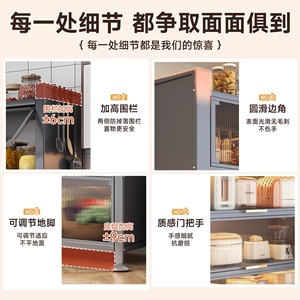 ตู้เก็บของในครัวเหล็กกันฝุ่น Three Arrows แบบ 3 ลิ้นชัก พร้อมบานประตู - Product Image 4