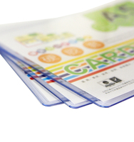 Carpeta de presentación de pósteres con soporte superior de PVC