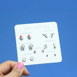 Pendientes colgantes de concha de corazón a la moda hechos a mano, joyería bonita para niñas, venta al por mayor - Product Image 1
