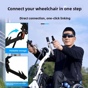 Nouveau produit électrique manuel en <span class=keywords><strong>fauteuil</strong></span> <span class=keywords><strong>roulant</strong></span> manuel vélo à assistance électrique pliant fournitures de traitement de rééducation frontale - Product Image 2