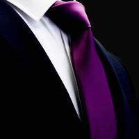 Dasi Burgundy Warna Solid Dasi Bisnis Kantor Pria Dasi Pesta Sutra Dasi Pria 8cm Jacquard Gravatas