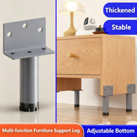 Robuste Rostfreie Verstellbare Runde Metallmöbelbeine für Sofa, Schrank und Bettunterstützung