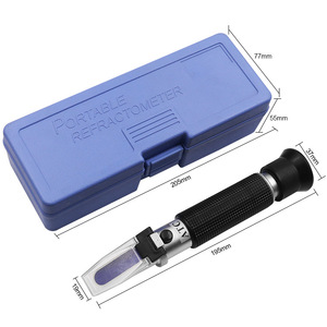 Vente chaude 0-10% Aquarium eau salée Portable salinité mètre testeur hydromètre poche salinité réfractomètre avec ATC - Product Image 3