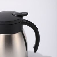 Bouilloire portable en acier inoxydable 304 à isolation sous vide, personnalisable, grande capacité, cafetière, poignée, ustensiles de restauration