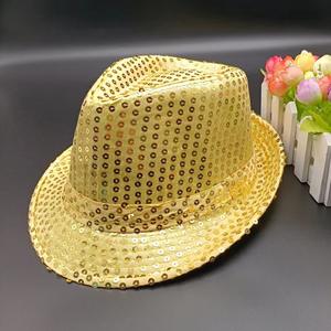 Chapeaux de jazz de fête pour femmes et hommes, chapeaux de scène rayés à paillettes, de <span class=keywords><strong>sport</strong></span>, de plage, d'affaires décontractés, vente en gros - Product Image 4