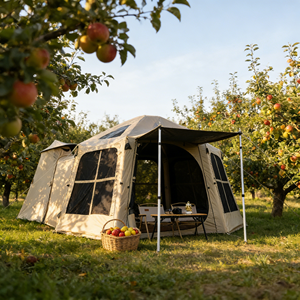 Tenda Automatica Esagonale di Alta Qualità, Impermeabile, Stabile e Robusta, Tenda Pop-up Automatica per <span class=keywords><strong>Campeggio</strong></span> Permanente, Direttamente dalla Fabbrica - Product Image 2