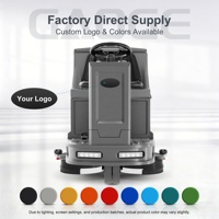 Autolaveuse commerciale GAOGE F860 à batterie, autoportée, avec balai de 1080 mm pour centre logistique
