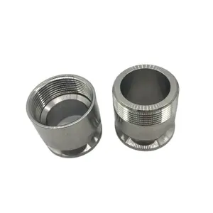 Vệ sinh Thép Không Gỉ Tri Kẹp Ferrule với Nam/Nữ bộ chuyển đổi luồng cho phụ kiện đường ống