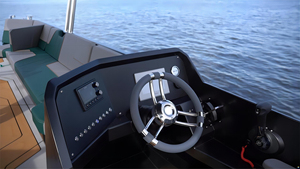 เรือยอชท์สปอร์ตหรูหรา ปี 2024 พร้อมเทรลเลอร์อลูมิเนียม เครื่องยนต์แบบ Pontoon B สำหรับตกปลา - Product Image 6