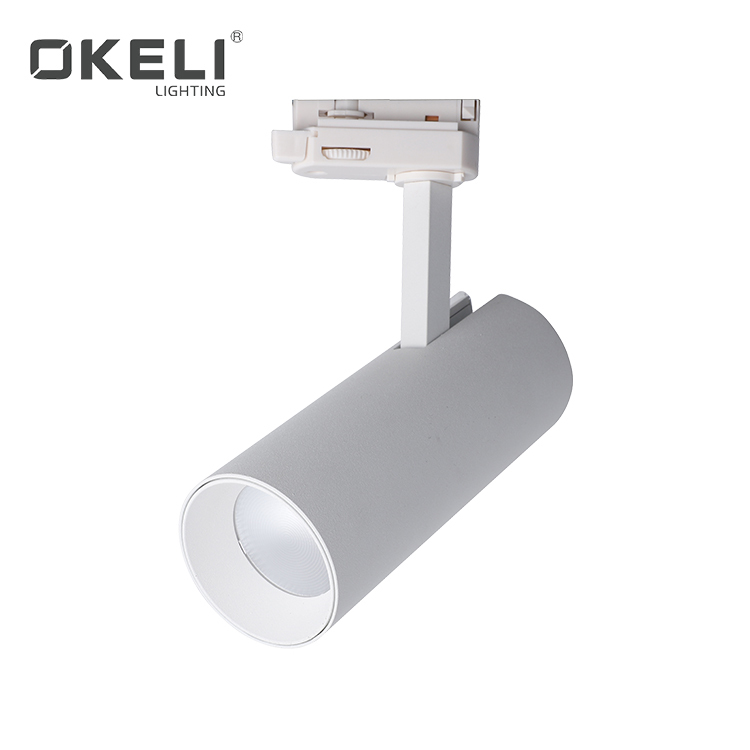 OKELI art gallery jewelry display indoor adjustable angle 10w 16w 24w 32w led track lights