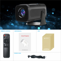 Mini projecteur intelligent portable HY320, 720P, 200 ANSI, Android 14, WiFi, projecteur vidéo pour home cinéma, vente chaude